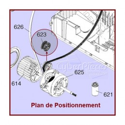 Poulie Galet Tendeur de Courroie Indesit C00504520 CYB-330152