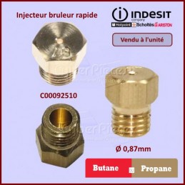 Injecteur rapide Butane Indesit C00092510 CYB-052153
