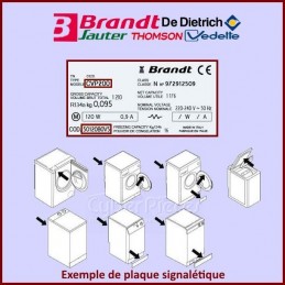 Carte de commande Brandt AS0002882 CYB-268660