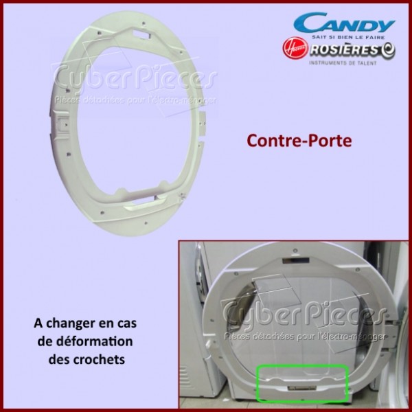 Contre-Porte blanche Candy 40006248