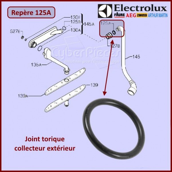 Joint collecteur extérieur Electrolux 50282650006 CYB-214735