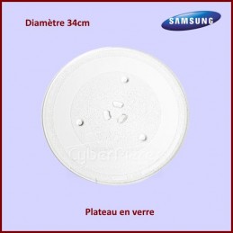 Plateau en verre 340mm Samsung DE74-20016A CYB-021418