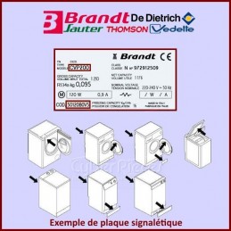 Carte de commande Brandt 52X3685 CYB-024358