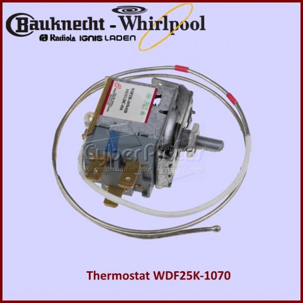 Thermostat WDF25K-1070 Whirlpool 480132100131 CYB-078788