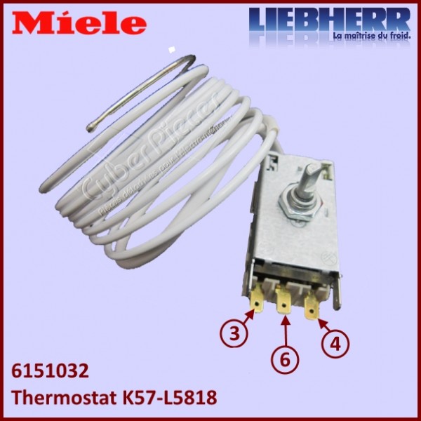 K57-L5818  Liebherr 615103200 Thermostat K57L5818 