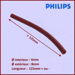 Tube Silicone 125mm 8x4mm Philips 423901556120 CYB-167352