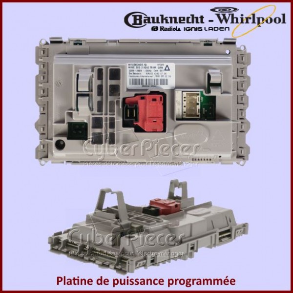 Carte électronique de Puissance Whirlpool 481010560644 programmée GA-020633