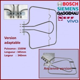 Résistance de Sole 1500W Bosch 00215682 - 00215567 CYB-211222