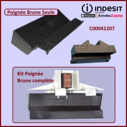 Poignée Brune Seule Indesit C00041207 CYB-047623