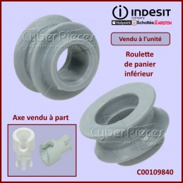 Roulette de panier supérieur Indesit C00109840 CYB-315111