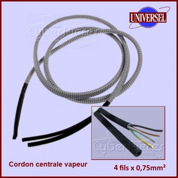 Cordon d'alimentation 4x0,75mm pour Centrales vapeurs CYB-030984