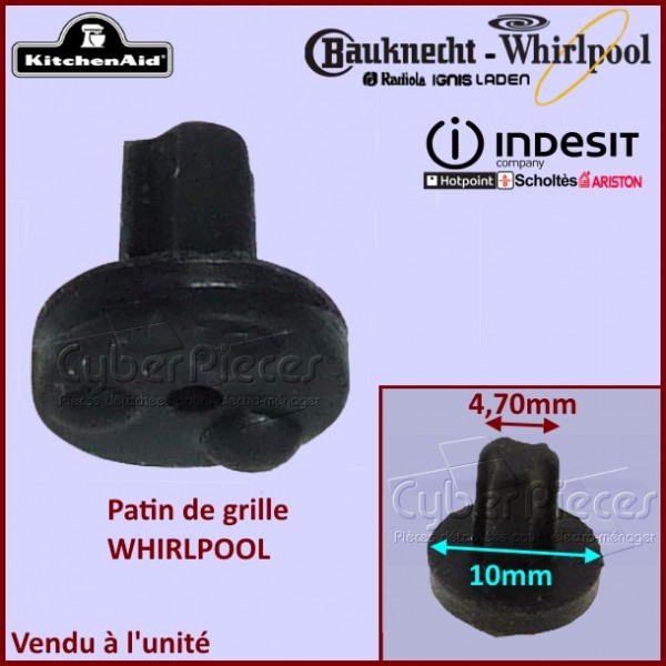 GRILLE DE BRULEUR FONTE PETIT BRULEUR pour FOUR WHIRLPOOL