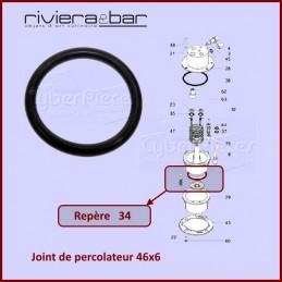 Joint percolateur 46x6 Riviera&bar 500588082 CYB-404433