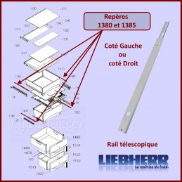 Rail telescopique Liebherr...