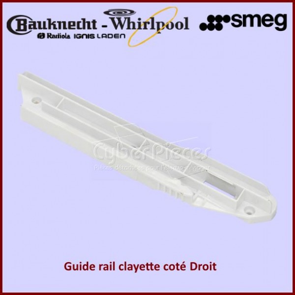 Guide rail Droit Whirlpool 480132101067 CYB-177405