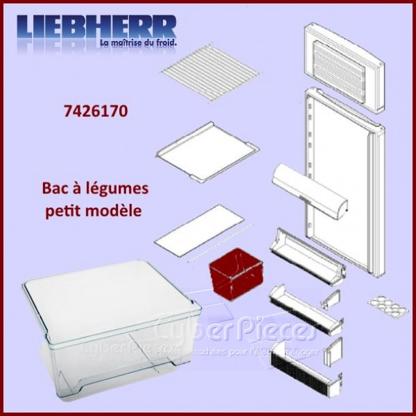 Bac à légumes petit modèle Liebherr 7426170 CYB-327381