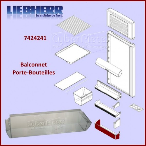 Couvercle De Beurrier De Balconnet Pour Refrigerateur - Da6304198a