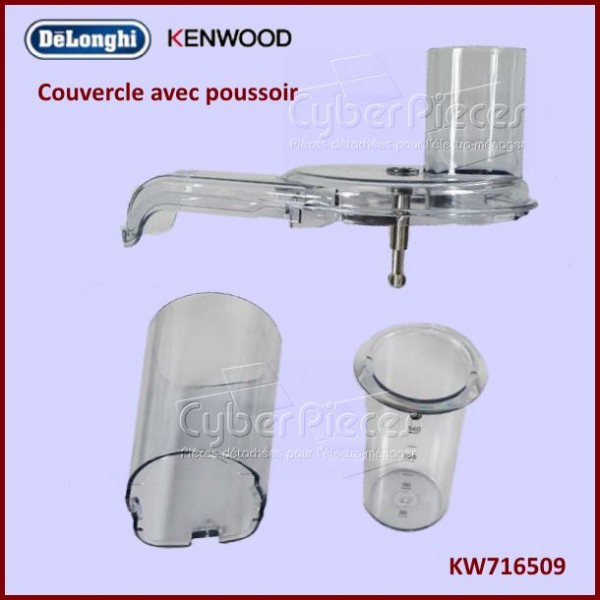 Couvercle avec poussoir Delonghi KW716509 CYB-232456