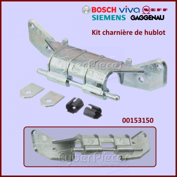 Kit charnière de hublot BOSCH 00153150 CYB-126465