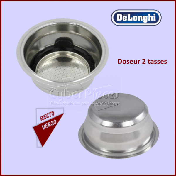 Filtre porte dossette pour expresso DELONGHI