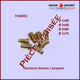 Jeu d'injecteurs Butane /...