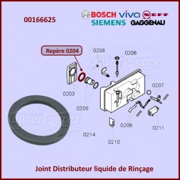 Joint Distributeur liquide de Rinçage 00166625 CYB-281867
