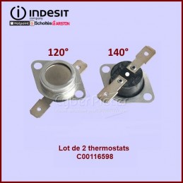 Kit de 2 thermostats Indesit C00116598 CYB-055376