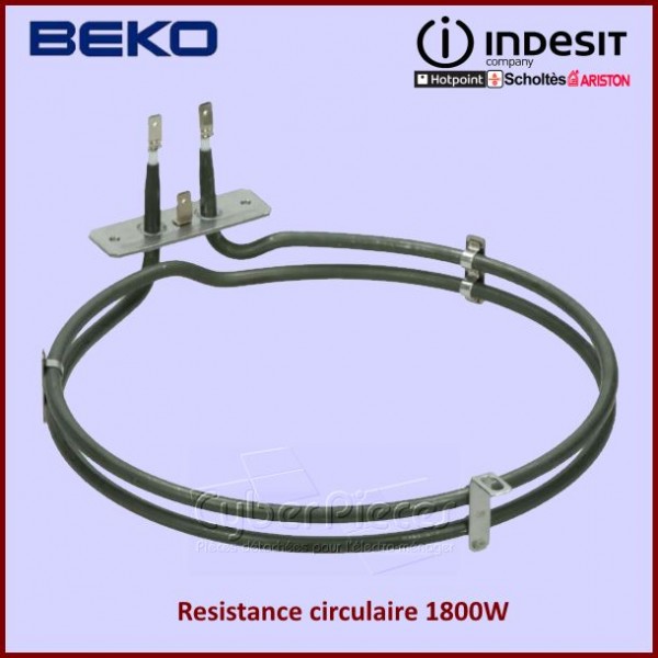 Resistance circulaire 1800W Beko 262900074 CYB-190169