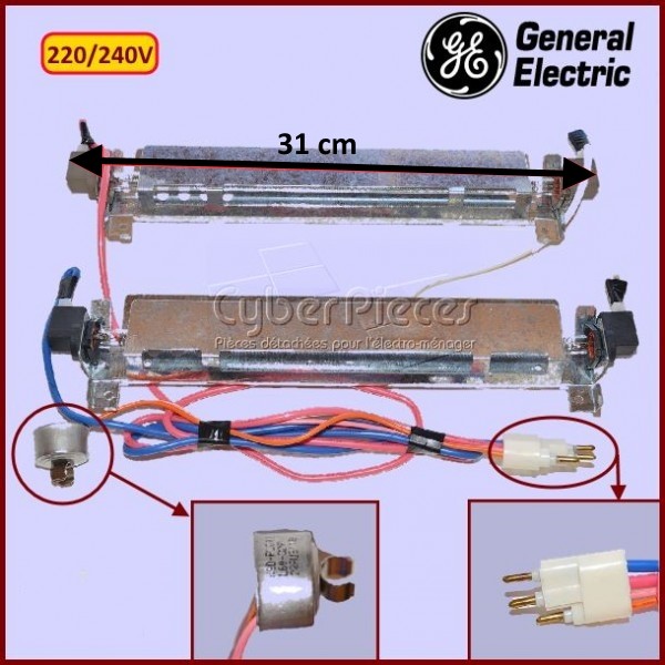 Kit Resistance De Degivrage + Klixons WR51X443 SH310112864***Pièce épuisée*** CYB-112864