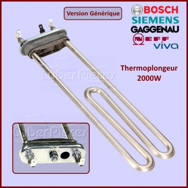 Thermoplongeur 2000W 00265961 - Version adaptable CYB-012638