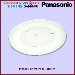 Plateau en verre 340mm Panasonic E06014N30BP CYB-039635