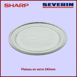 Plateau en verre 245mm Séverin 7367048 CYB-097802