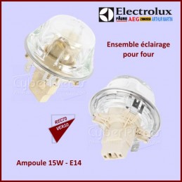 Support de lampe complet Electrolux 3570384069 CYB-155168