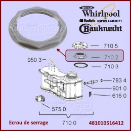 Ecrou de serrage Whirlpool 481010516412 CYB-108560