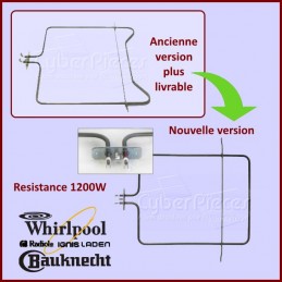 Résistance 1200W Whirlpool 481225948121 CYB-016490