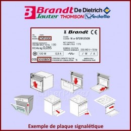 Carte électronique Coté Gauche Brandt 72X8064 CYB-096669