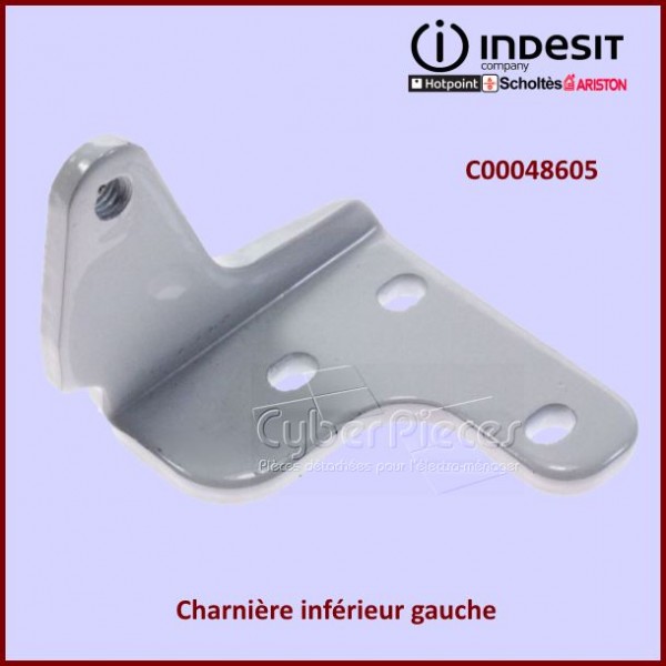 Charnière gauche Indesit C00048605 CYB-316279