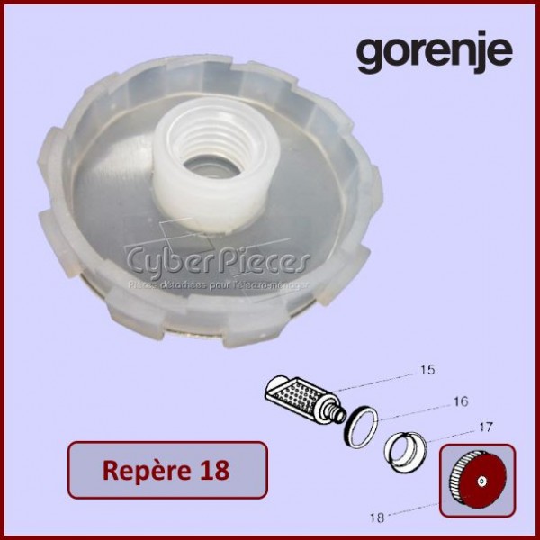 Couvercle de filtre Gorenje 03010298 CYB-439275