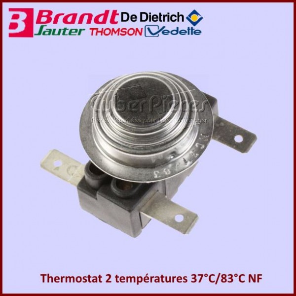 Thermostat sécurité réarmable sèche-linge Vedette Brandt Thomson