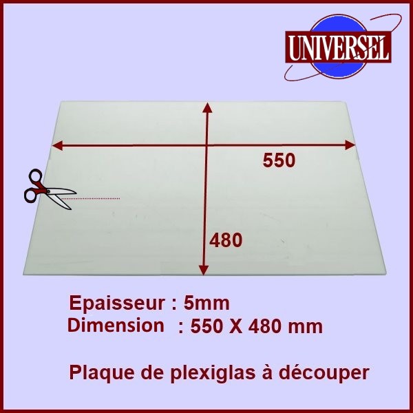 Plaque Plexigglas ronde avec choix de l'épaisseur. Disque rond en