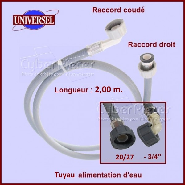 Tuyau d'arrivée d'eau,tuyau machine à laver,flexible lave linge,Rallonge de tuyau  d