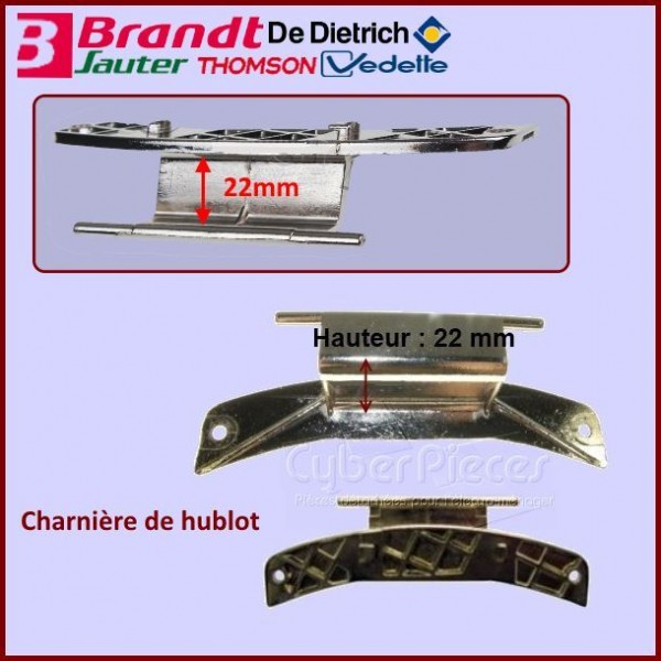 Charnière de hublot Brandt L79A001A2 CYB-011907