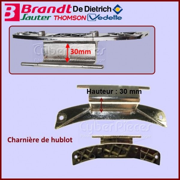 Charnière de hublot Brandt L79C000A6 CYB-011976