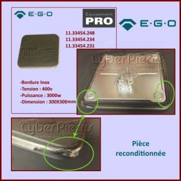 Plaque Restaurant 300X300 3000w 400v E.G.O 11.33454.248 OCAS-017640