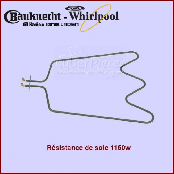 Résistance de sole 1150W Whirlpool 481225998421 CYB-079839