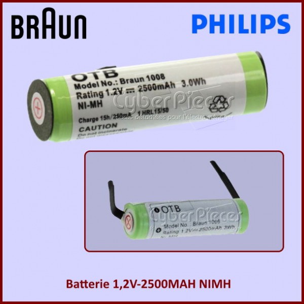 Batterie 1,2V-2500MAH NIMH CYB-166645