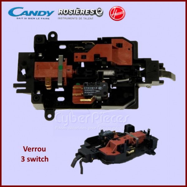 Verrou 3 switch Candy 41014774 CYB-252706