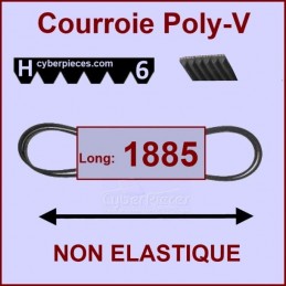Courroie 1885H6 non élastique CYB-004077