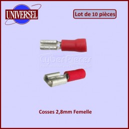 Sachet De 10 Cosses 2,8mm Femelle CYB-025188