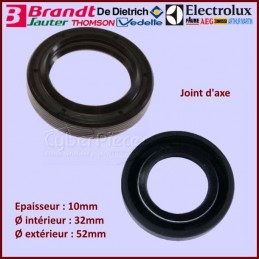 Joint d'axe 32x52x10/12mm Brandt L57A001A4 CYB-359696
